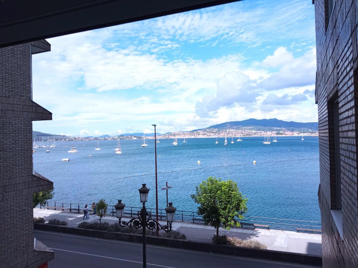 Estudio Con Vistas Al Mar En Baiona Buitenkant foto